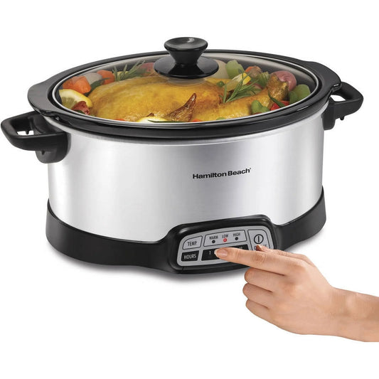 Hamilton Beach 7-Quart Programmable Slow Cooker, Model 33473