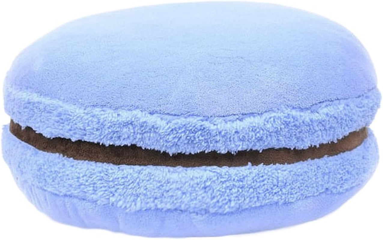 Macaron Plush Round Pillow – Soft Microbead Bolster Cushion for Sofa, Bed, Office, Dorm or Car – 14.5” Decorative Throw Pillow (Pink)