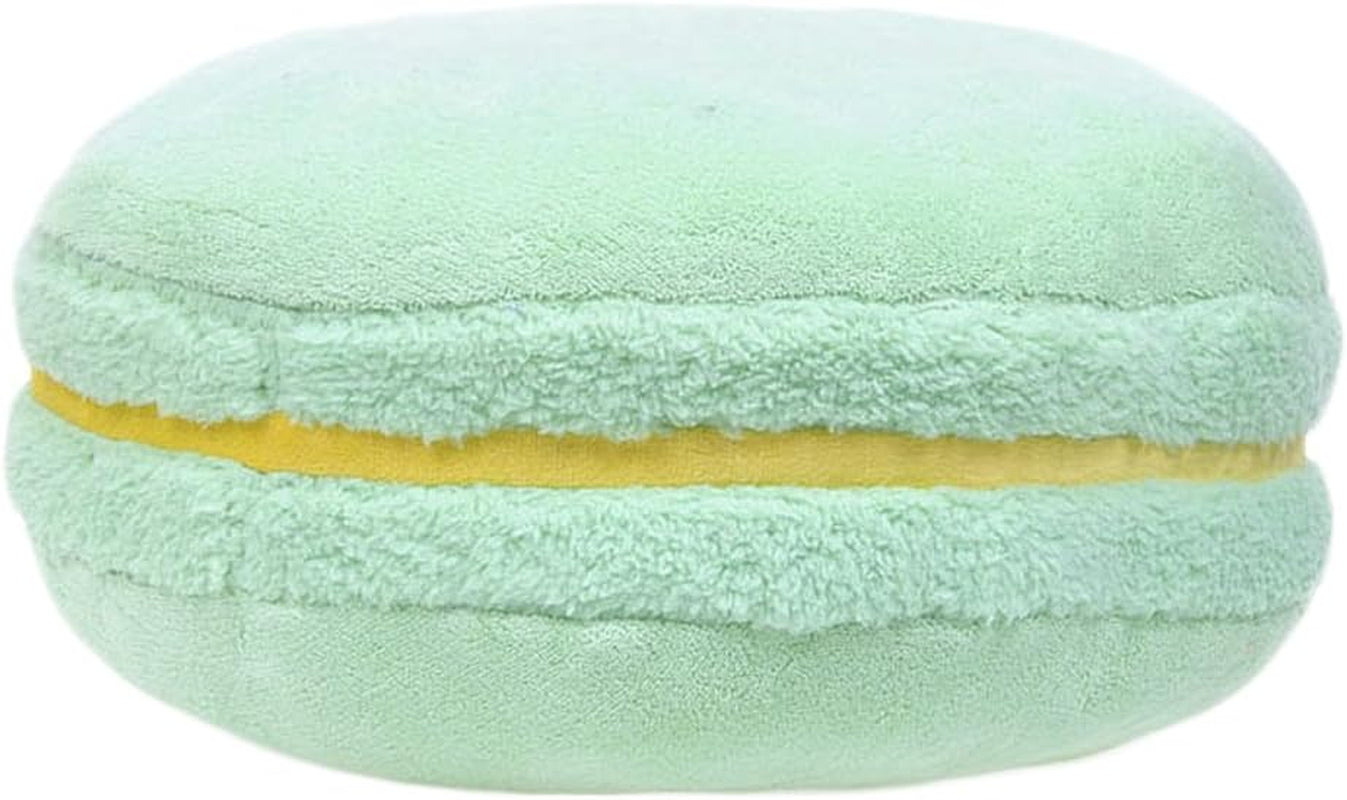 Macaron Plush Round Pillow – Soft Microbead Bolster Cushion for Sofa, Bed, Office, Dorm or Car – 14.5” Decorative Throw Pillow (Pink)
