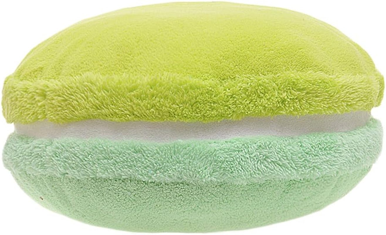 Macaron Plush Round Pillow – Soft Microbead Bolster Cushion for Sofa, Bed, Office, Dorm or Car – 14.5” Decorative Throw Pillow (Pink)
